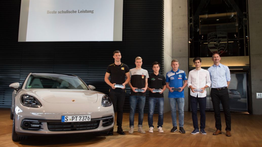 Preisträger Turbo Award beste schulische Leistung, 2017, Porsche AG