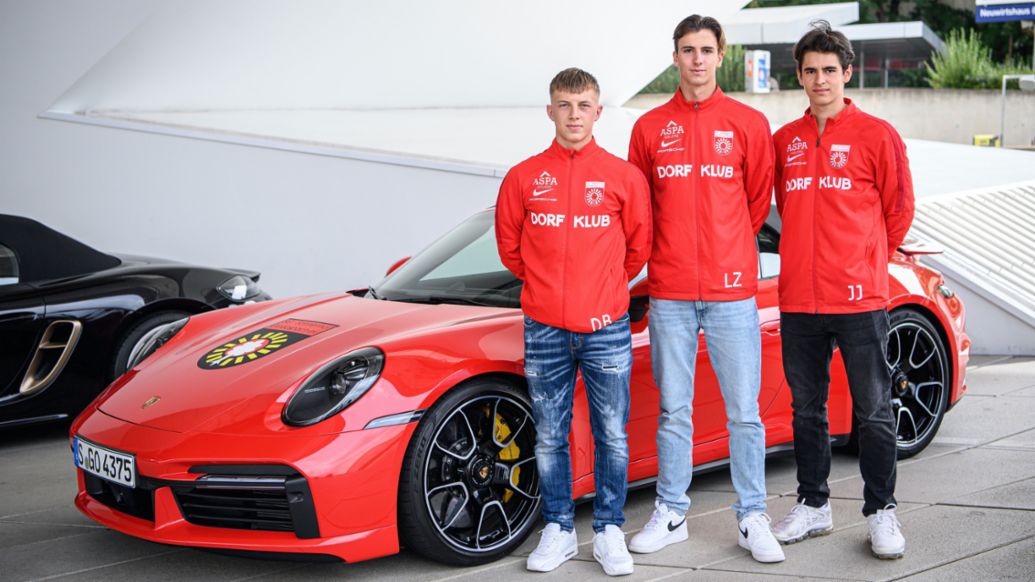 Dominik Beisswenger, Liam Ziegler, Julian Jakopovic, Sonnenhof Grossaspach, 2021, Porsche AG