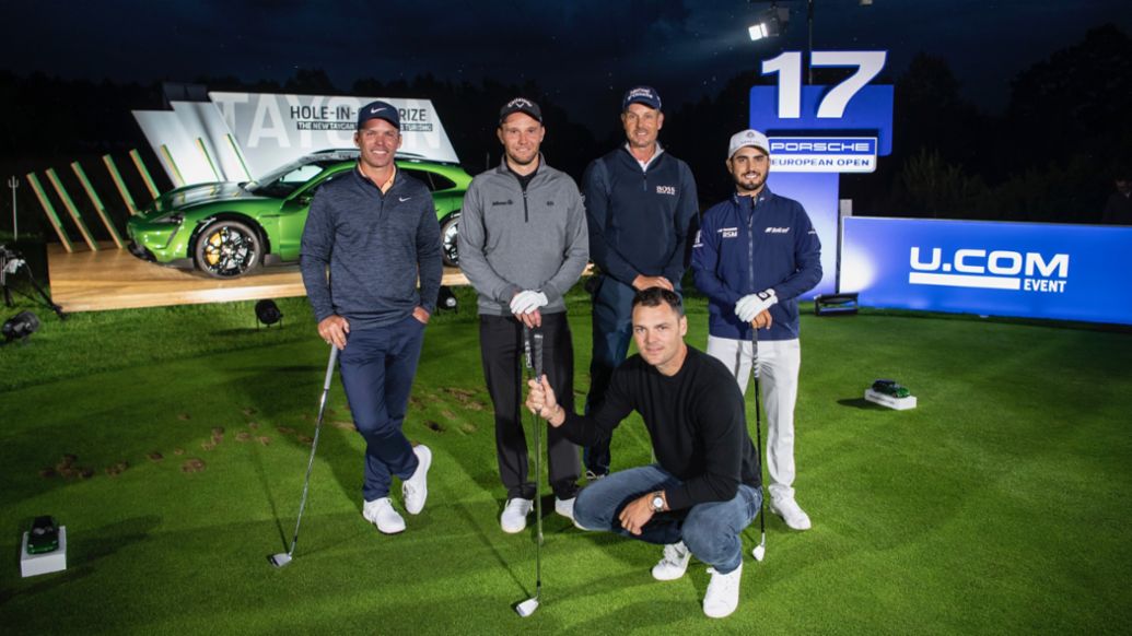 Hendrik Stenson, Paul Casey, Martin Kaymer, Abraham Ancer, Max Kieffer, Porsche European Open, 2021, Porsche AG