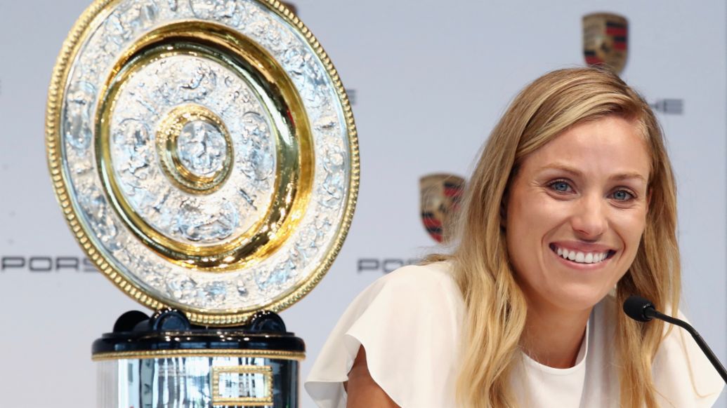 Angelique Kerber, Wimbledon Champion, Porsche Museum, 2018, Porsche AG