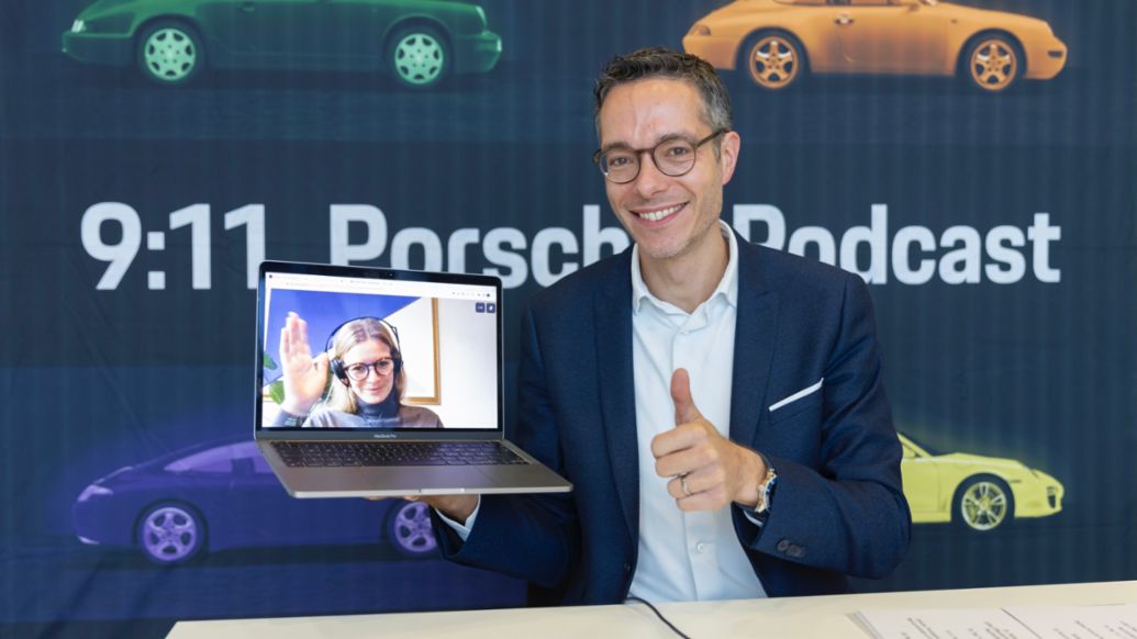 Lena Schrum, Sebastian Rudolph, 9:11 Podcast, 2022, Porsche AG