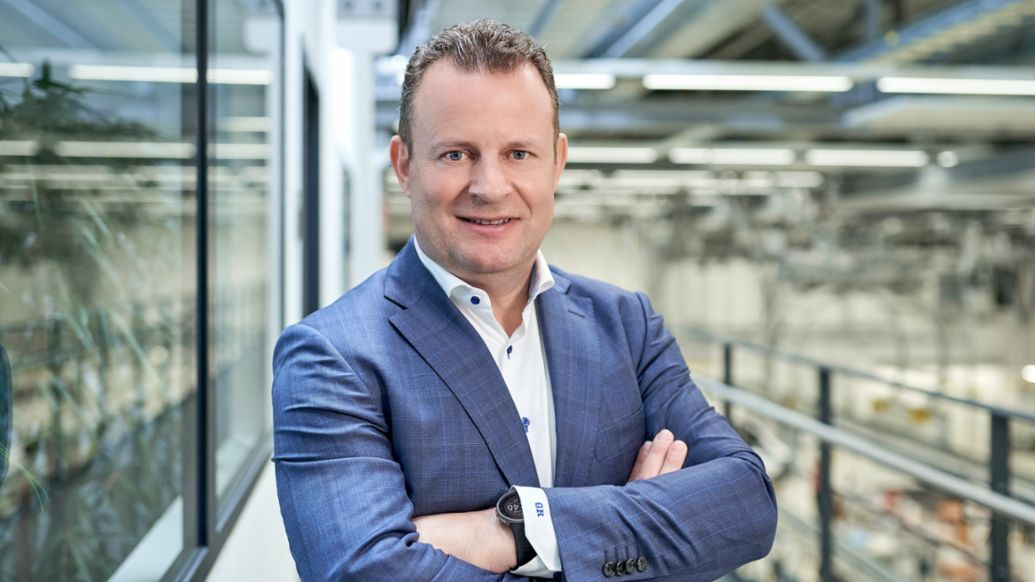 Gerd Rupp, Vorsitzender der Geschäftsführung im Porsche-Werk Leipzig, 2022, Porsche AG