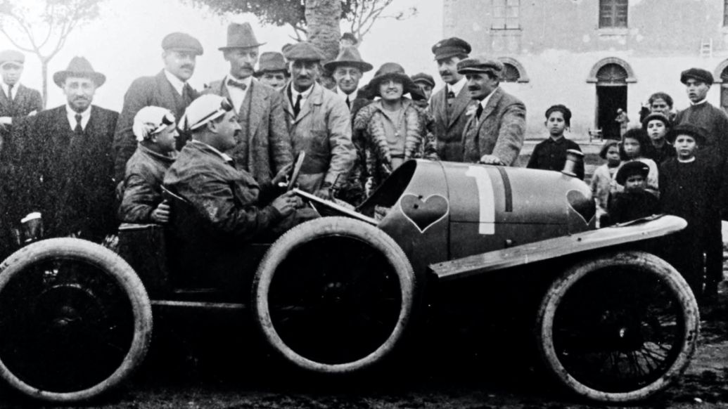 The 13th Targa Florio race, 2 April 1922, Porsche AG