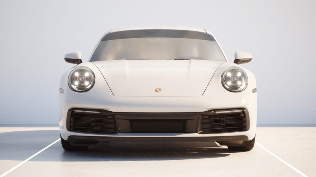 All NFTs develop around the white 911, 2022, Porsche AG