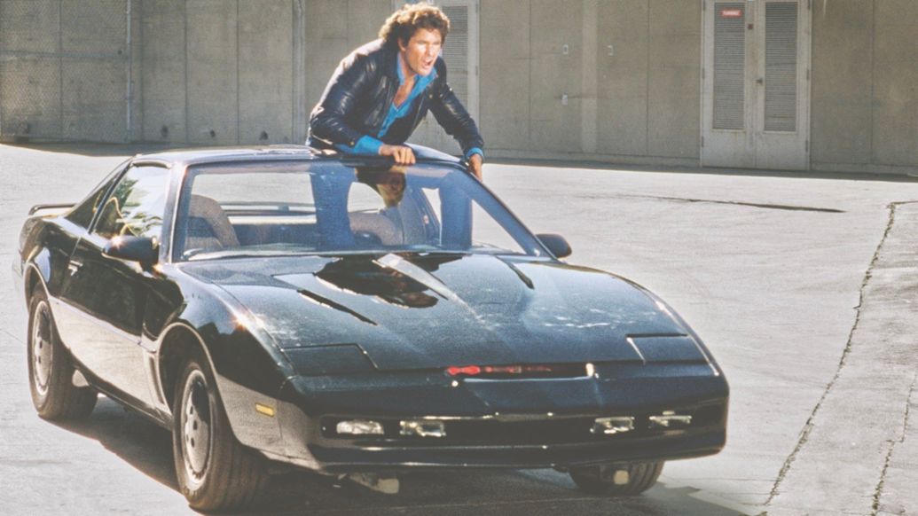 Filmausschnitt aus "Knight Rider", 1982 - 1986