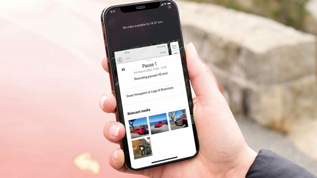 Porsche Track Precision App, 2022, Porsche AG