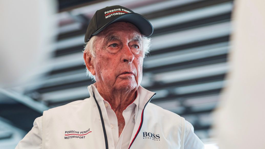 Roger Penske, fundador del equipo Penske, Porsche 963, Daytona International Speedway, 2022, Porsche AG