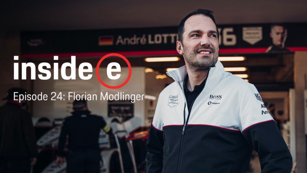 Florian Modlinger, Inside E Podcast, Episode 24, 2022, Porsche AG