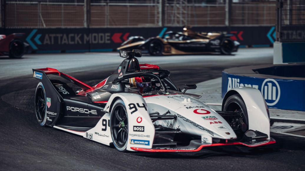 Pascal Wehrlein, 99X Electric, E-Prix de Diriyah, carrera 2, 2022, Porsche AG