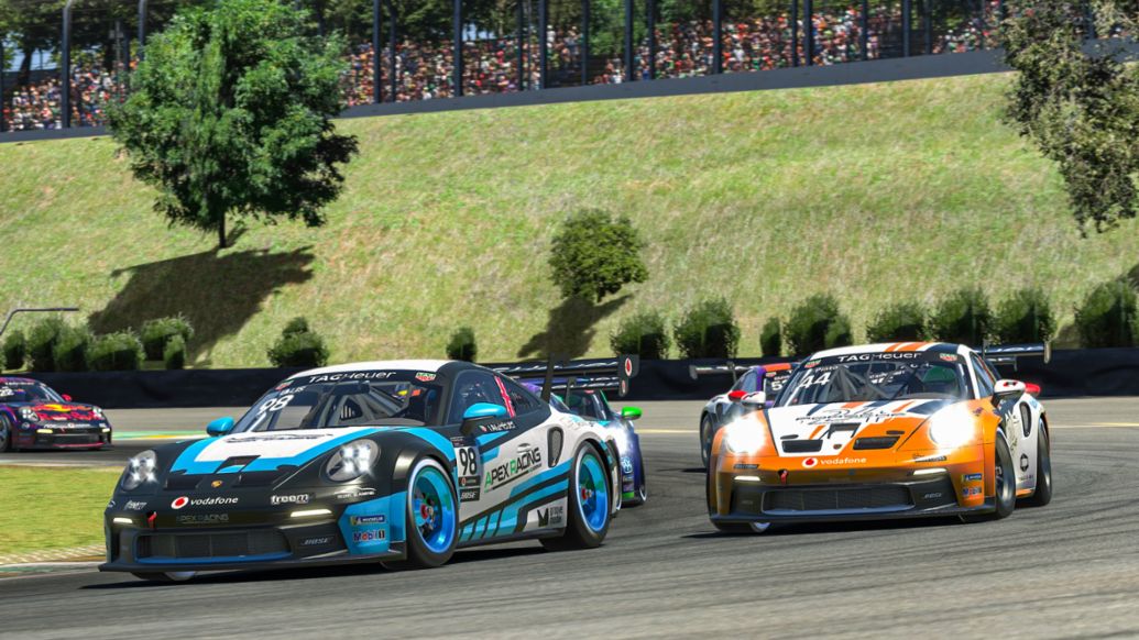 911 GT3 Cup, Porsche TAG Heuer Esports Supercup, Lauf 3, Interlagos, Brasilien, 2022, Porsche AG