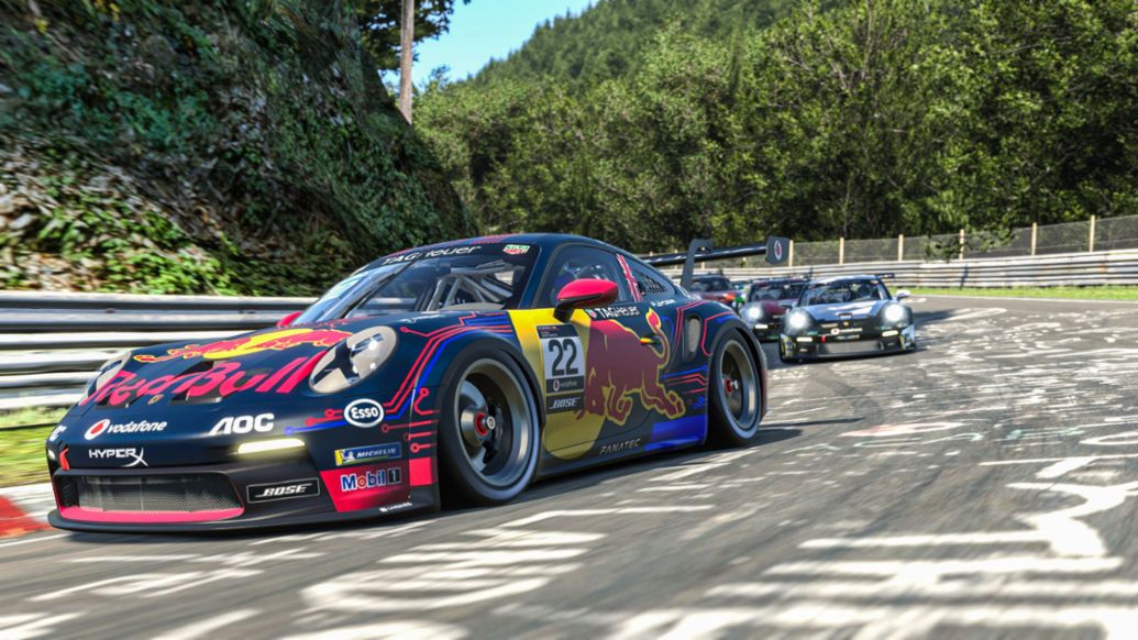 911 GT3 Cup, Porsche TAG Heuer Esports Supercup 2022, Lauf 8, Nürburgring-Nordschleife, Deutschland, Porsche AG