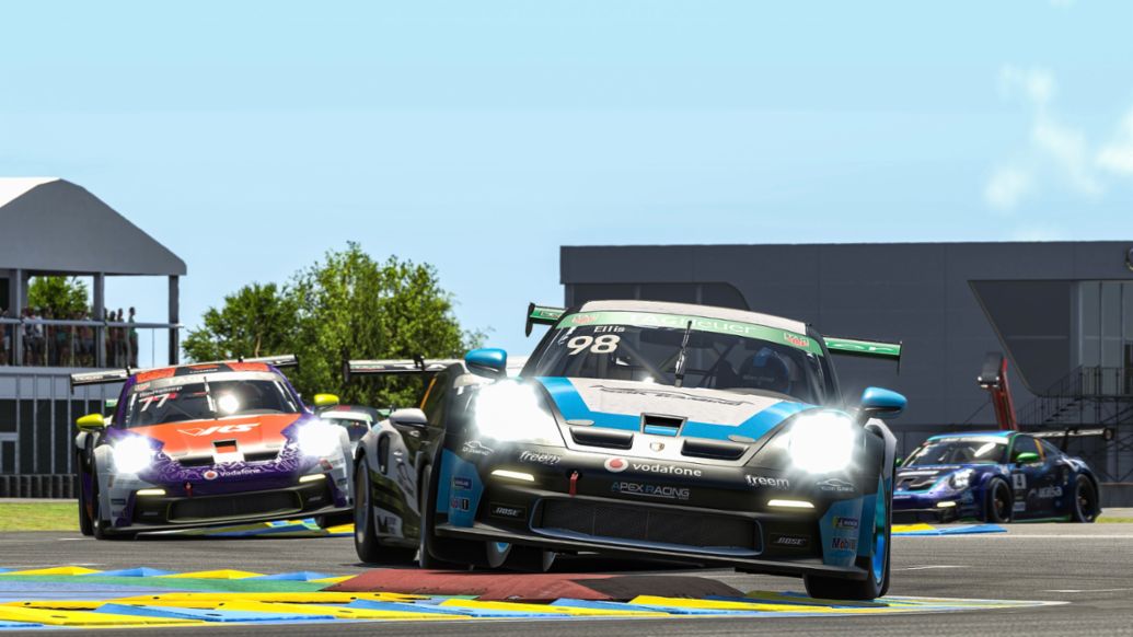 911 GT3 Cup, Porsche TAG Heuer Esports Supercup 2022, Race 9, Le Mans, Porsche AG