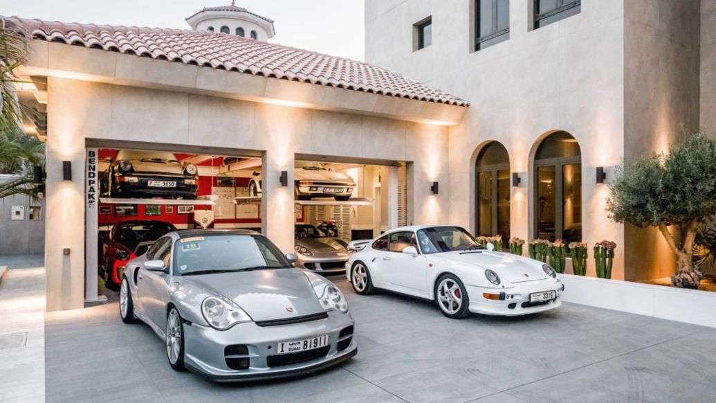 Karim Al Azhari's garage, 2022, Porsche AG