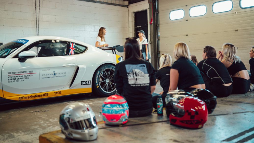 "We Drive with Esmee Hawkey" Event, Brands Hatch, Great Britain, 2022, Porsche Cars Great Britain