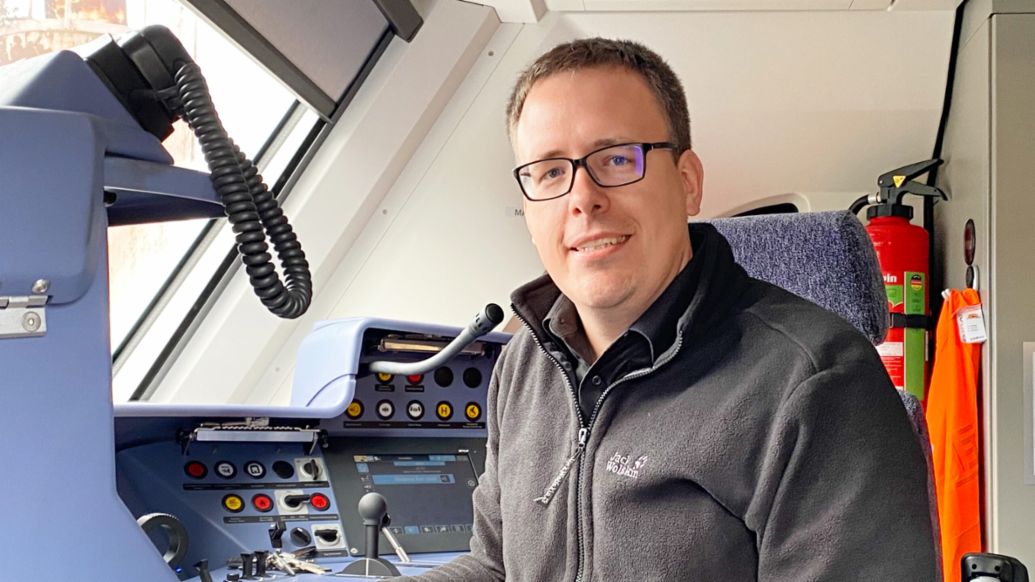 Markus Steinbach, Alstom engineer with a locomotive driver’s license, 2023, Porsche Consulting