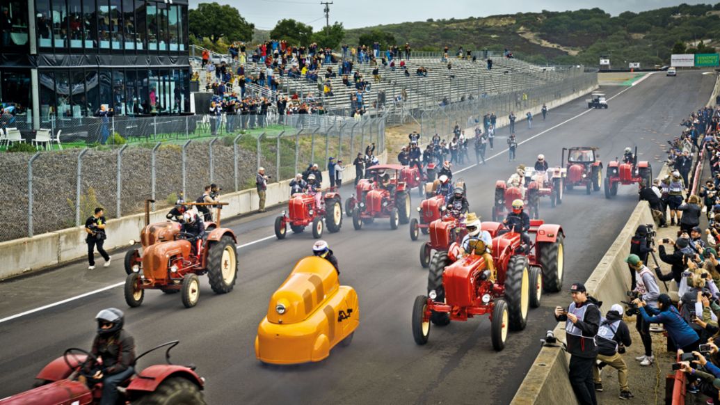 Tractor racing, Rennsport Reunion 7, USA, 2023, Porsche AG