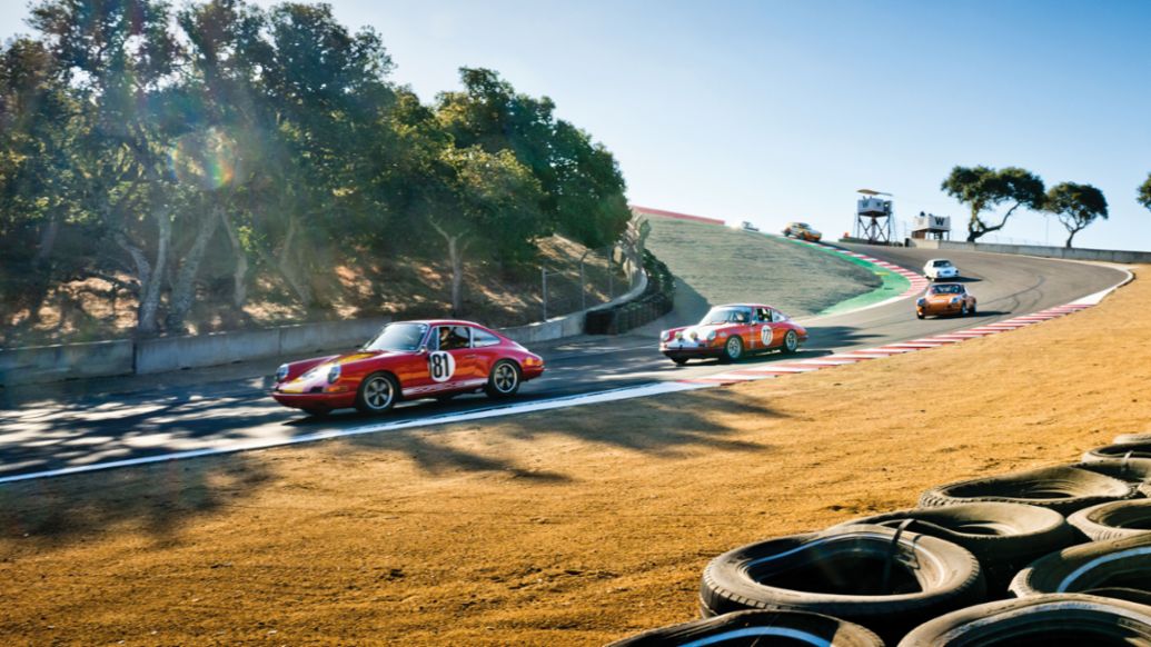 911-Rennfahrzeuge, Rennsport Reunion 7, USA, 2023, Porsche AG