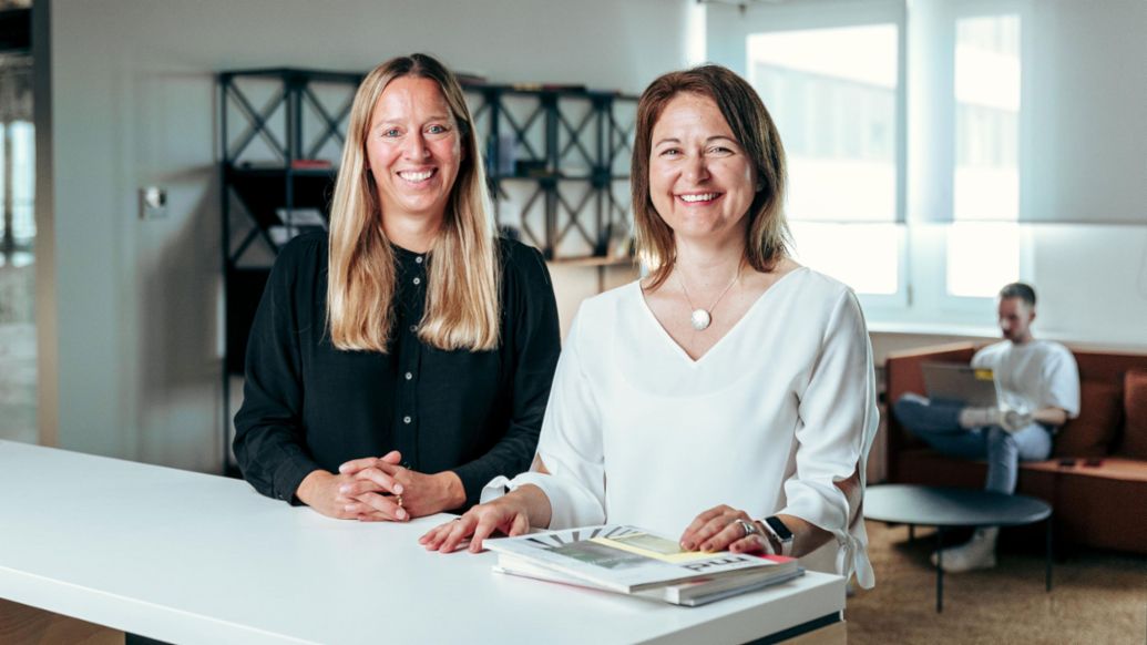 Kerstin Endress, Christiane Storz, Heads of Sales Controlling, 2023, Porsche AG