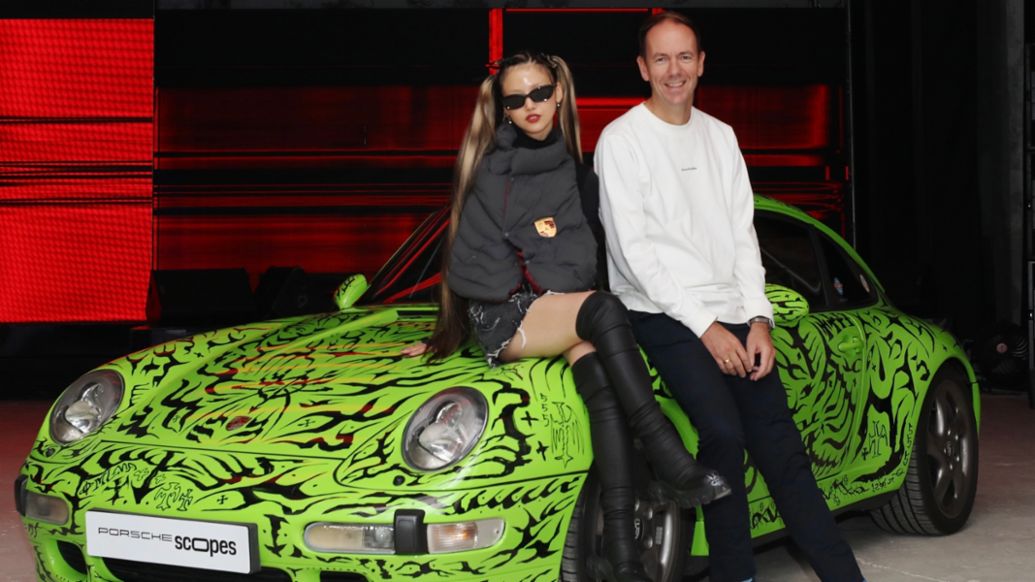 Robert Ader, Director de Marketing de Porsche AG, MLMA, Porsche 911 (993) artcar, Scopes, Seúl, Corea del Sur, 2023, Porsche AG