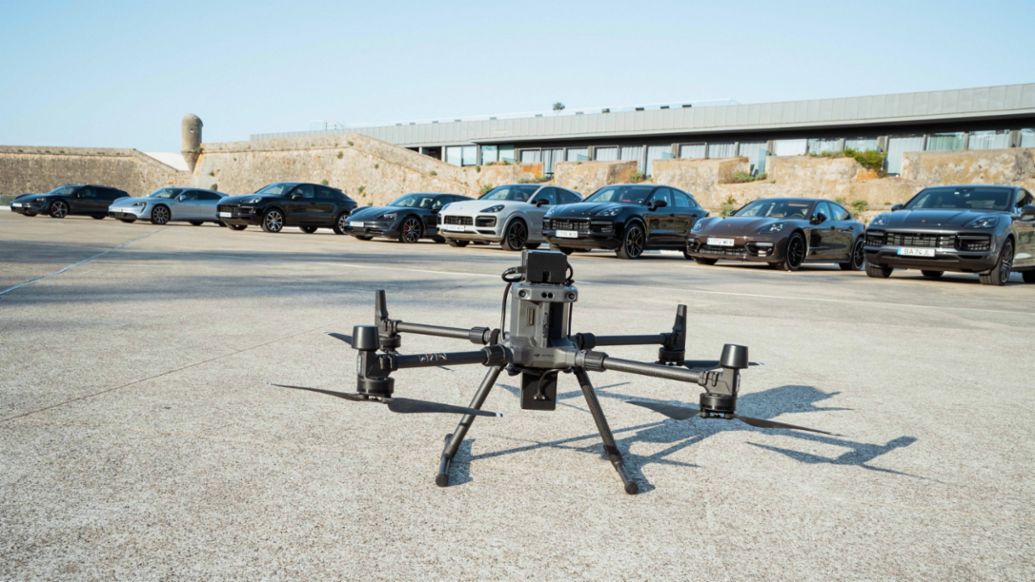 Drone for measuring wave heights, 2023, Porsche AG
