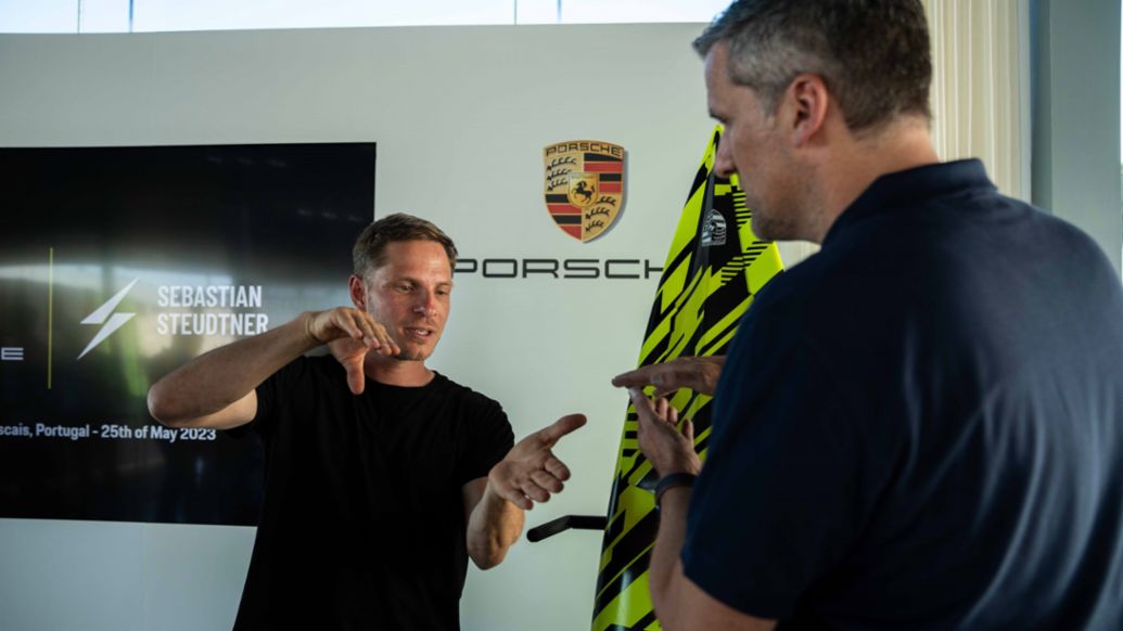 Sebastian Steudtner y Markus Schmelz, Porsche Engineering, 2023, Porsche AG