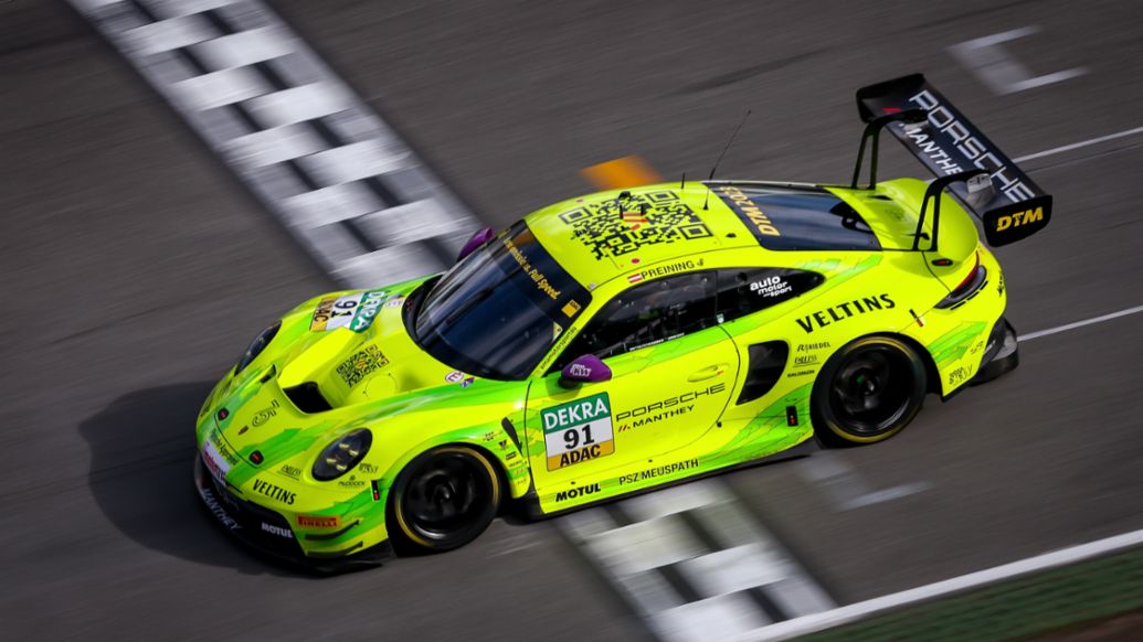 Thomas Preining, Porsche 911 GT3 R, DTM, Hockenheimring, 2023, Porsche AG