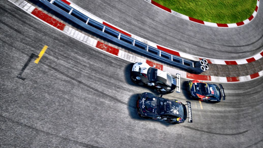 Porsche Coanda Esports Racing Team, 911 GT3 R, Esports ESL R1, Nürburgring, 2023, Porsche AG