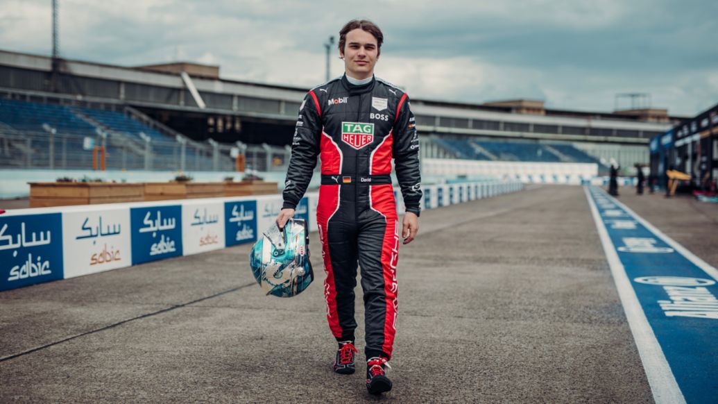 David Beckmann, piloto de pruebas y reserva del equipo TAG Heuer Porsche de Fórmula E, 2023, Porsche AG