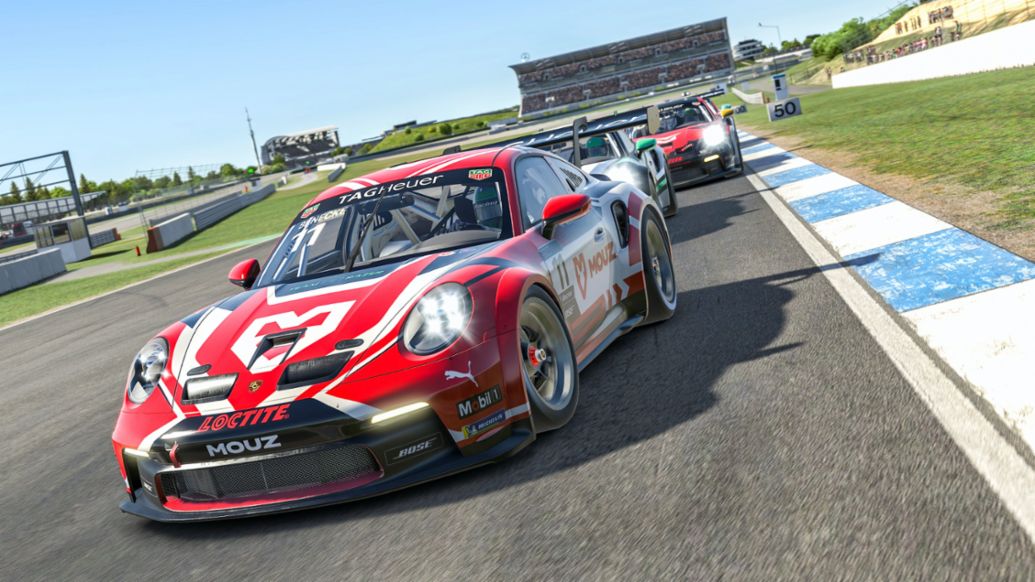 Porsche 911 GT3 Cup, Esports, Porsche TAG Heuer Esports Supercup, Hockenheimring, 2023, Porsche AG