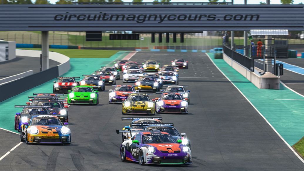 Porsche 911 GT3 Cup, Esports, Porsche TAG Heuer Esports Supercup, Magny-Cours, 2023, Porsche AG