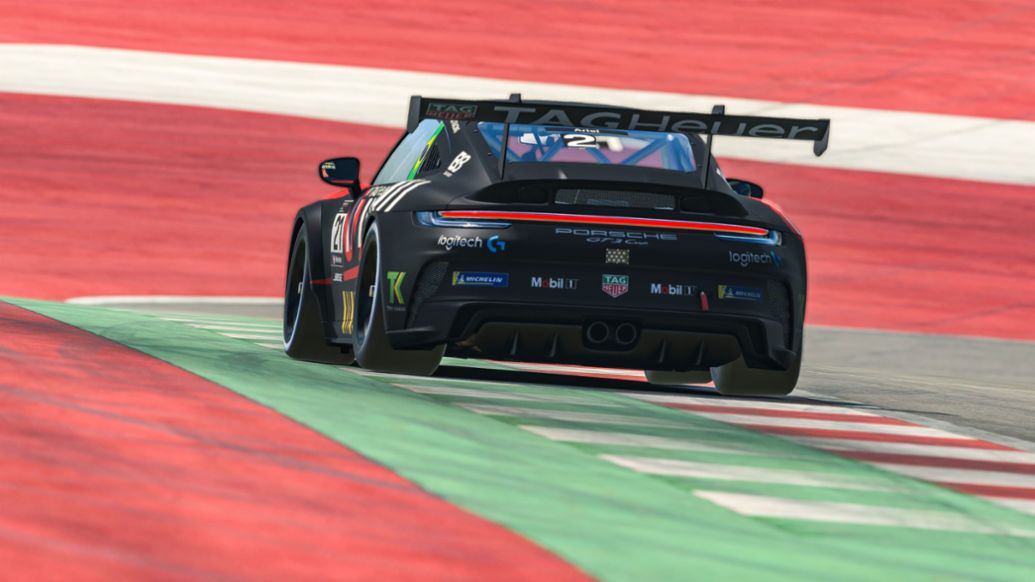 Porsche 911 GT3 Cup, Esports, Porsche TAG Heuer Esports Supercup, Spielberg, 2023, Porsche AG