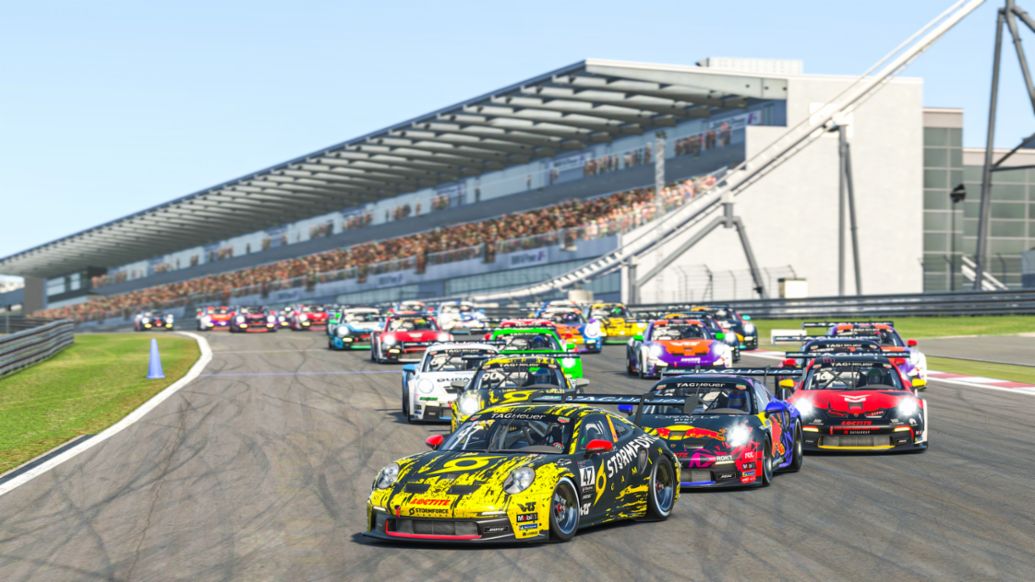 Porsche 911 GT3 Cup (Esports), Porsche TAG Heuer Esports Supercup, Nürburgring (D), Alejandro Sanchez (E), #47, Stormforce Racing ART,  2023, Porsche AG