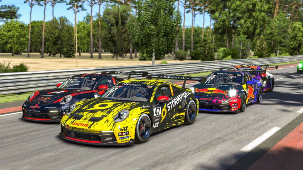 Porsche 911 GT3 Cup (Esports), Porsche TAG Heuer Esports Supercup, Le Mans (F), Alejandro Sanchez (E), #47, Stormforce Racing ART, 2023, Porsche AG