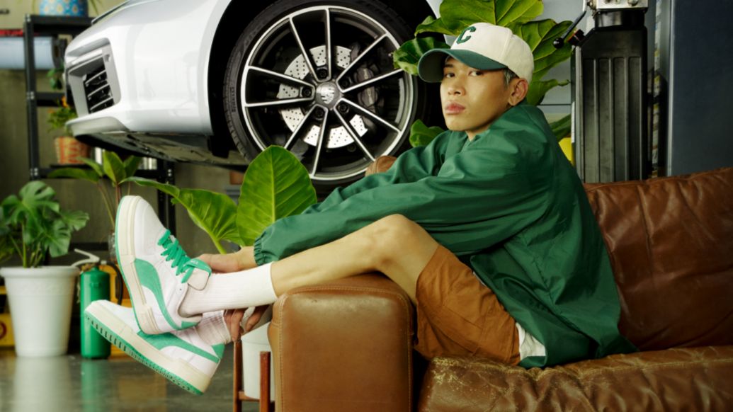 Signal Green sneaker, Porsche x Puma California Pro 911 ‘Dreams in Colours’ Edition, 2023, Porsche AG