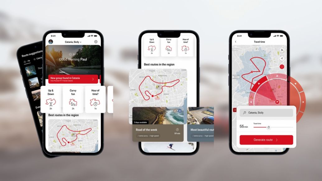 ROADS by Porsche App, 2023, Porsche AG