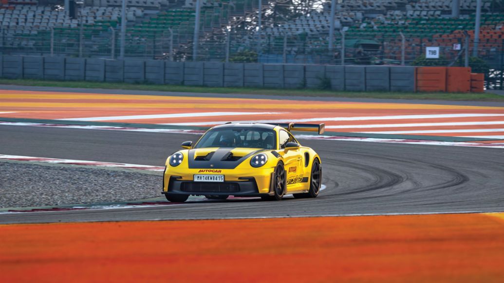 911 GT3 RS, Buddh International Circuit, India, 2023, Porsche AG