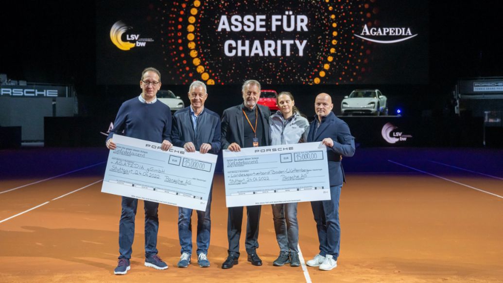 Aces for Charity, Porsche Tennis Grand Prix, 2022, Porsche AG