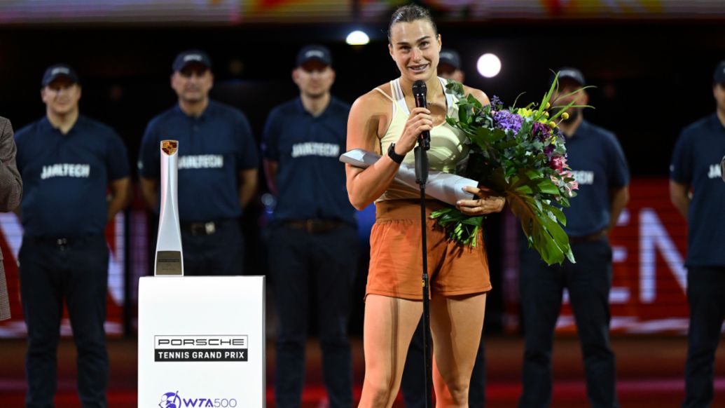 Aryna Sabalenka, Porsche Tennis Grand Prix, Stuttgart, 2023, Porsche AG