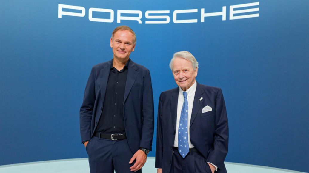 Oliver Blume, Vorstandsvorsitzender der Dr. Ing. h.c. F. Porsche AG, Dr. Wolfgang Porsche, Aufsichtsratsvorsitzender, Ordentliche Hauptversammlung, 2024, Porsche AG