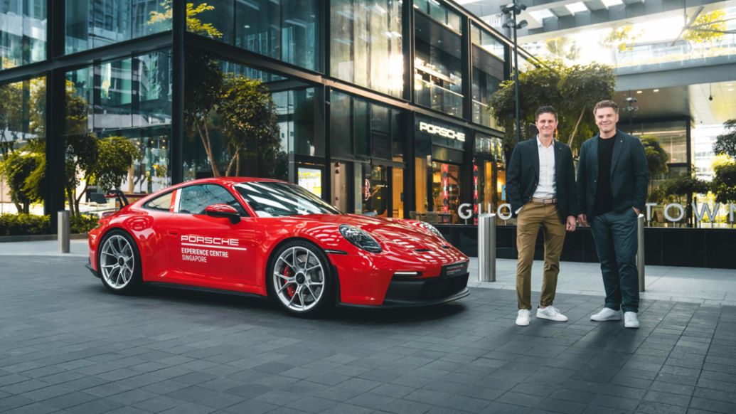 911 GT3, Hannes Ruoff, CEO PAP, Yannick Ott, Marketingleiter PAP, Porsche Experience Center Singapore, Vision, 2024, Porsche AG
