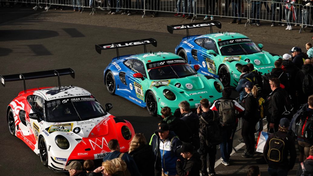 Qualificação, corrida de 24 horas, Nürburgring, Alemanha, 2024, Porsche AG