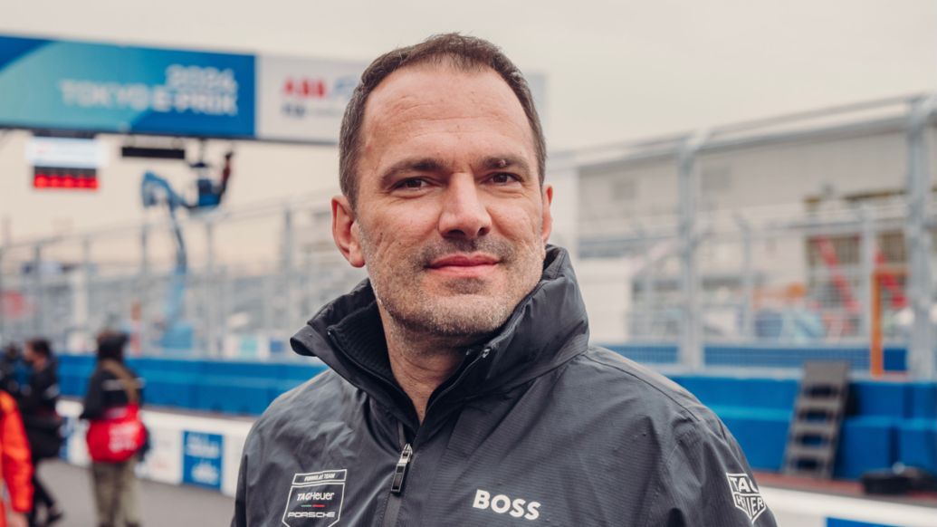 Florian Modlinger, Direktor Motorsport Formula E, Tokio, Japan, 2024, Porsche AG