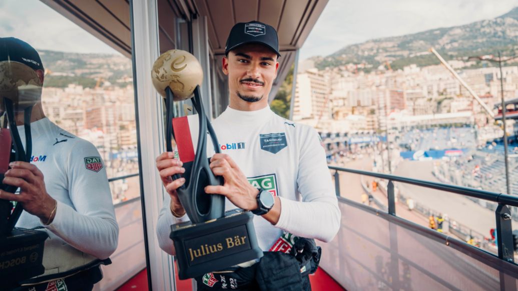 Pole Position trophy, Pascal Wehrlein (D), Monaco, 2024, Porsche AG