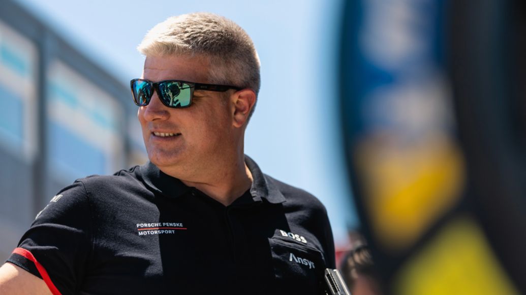 Jonathan Diuguid, Managing Director Porsche Penske Motorsport, Laguna Seca, 2024, Porsche AG