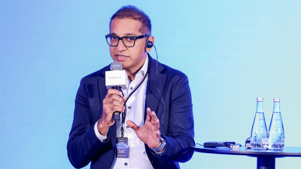 Sajjad Khan, Mitglied des Vorstandes, Car-IT; Porsche China R&amp;D, Shanghai, China, 2025, Porsche AG