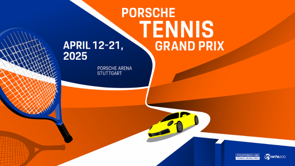 Porsche Tennis Grand Prix, Key-Visual, 2025, Porsche AG