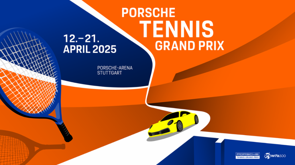 Porsche Tennis Grand Prix, Key-Visual, 2025, Porsche AG
