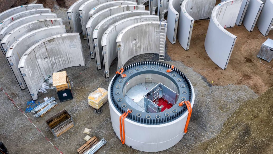Windpark Forst Briesnig II, Turmbauteile, Max B&ouml;gl Wind AG, 2026, Porsche Consulting GmbH