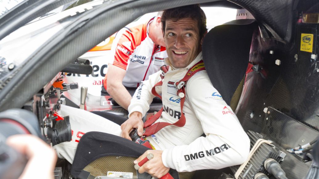 Mark Webber, Works driver, Goodwood Festival of Speed, 2014, Porsche AG