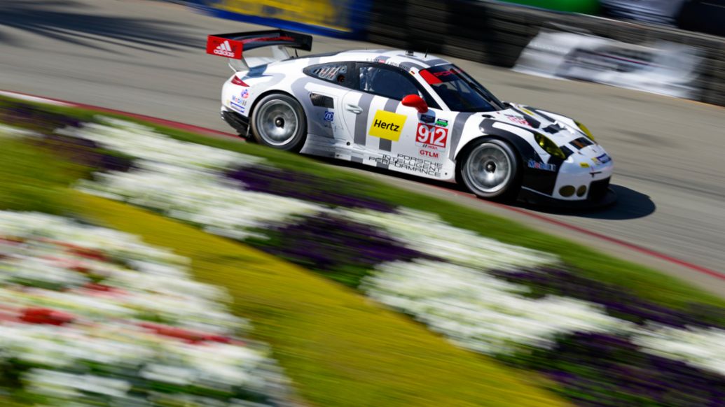 Porsche 911 RSR, Porsche North America, Tudor United SportsCar Championship, USA/Long Beach, 04/18/2015, Porsche AG